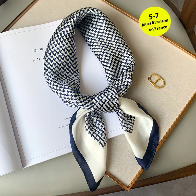 Fashion Scarves for Women Shawl Print Silk Satin Hijab Scarf Female Bandana 70*70cm Luxury Brand Square Shawls Scarfs For Ladies Beauty World Shop