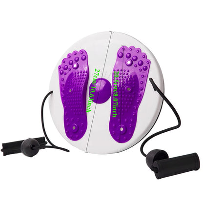 Exercise Waist Twisting Disc Foot Massage Waist Torsion Disc Fitness Equipment Portable Magnetic Tension Waist Twisting Machine Beauty World Shop