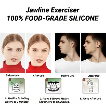 U Shape New Facial Jaw Exerciser And Neck Toning Jawline For Men Women Face Muscle Trainin Resistance Levels Double Chin Reducer Beauty World Shop