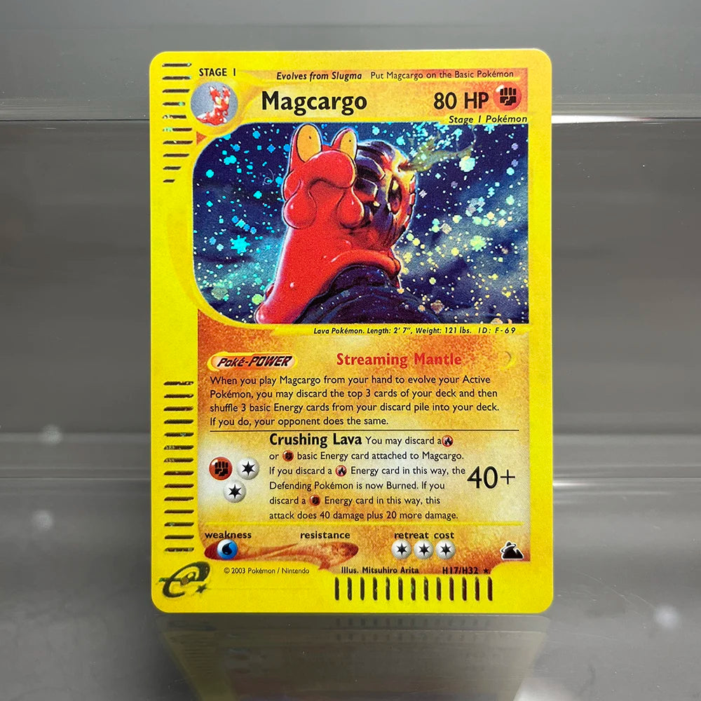 PKM Cards Charizard Steelix Celebi Single Foil Cards Magneton Gengar Classic Game Collection Cards PTCG Proxy Cards Beauty World Shop