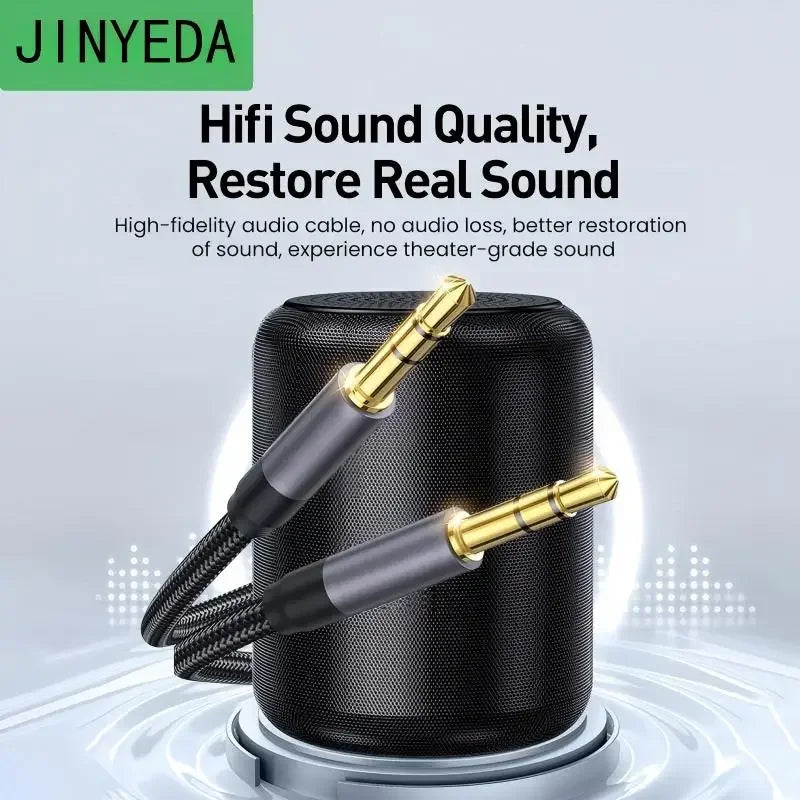 Audio Cable 3.5 mm Jack Male to Male Aux Cable For Phone Headphone Car MP3 Speaker Computer 3.5mm Jack Aux Wire Cord 3M Beauty World Shop