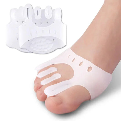 2pieces=1pair Gel Silicone Bunion Corrector Toe Separators Forefoot Pads Orthopedic Braces Orthotic Hallux Valgus Spacers Beauty Trend Shop