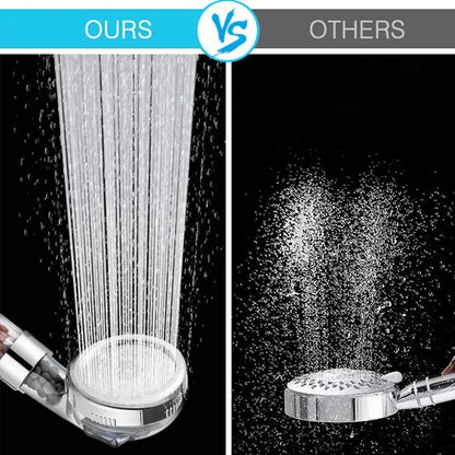 New 3 Functions High Pressure SPA Shower Head Water Saving Handheld Rainfall Bathroom Accessories Anion Filter Shower Beauty World Shop