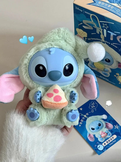 Disney 2025  Pin Eating Bedtime Series Blind Plush Toy Cute Doll Box Mysterious Hanging Bag Decorative Gif Beauty World Shop