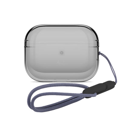 Transparent Protective lanyard Case Cover For Airpods Pro 2 TPU Soft Skin Shockproof Case Cover Designed for Airpods Pro2 Earbud