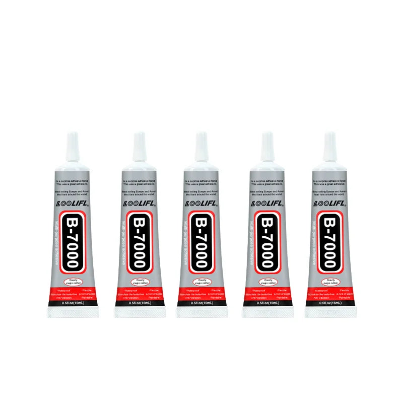 B7000 Glue Multi Purpose Adhesive Strong Clear Glue For Phone Screen Repair Jewelry Making DIY Crafts Metal Glass Plastic Wood Beauty World Shop