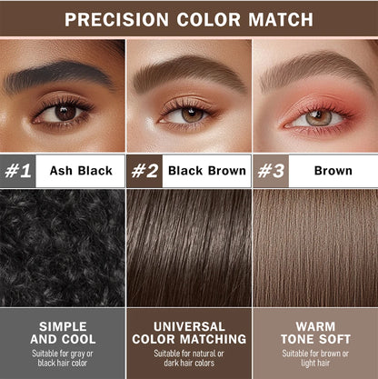 Waterproof Hairline & Root Concealer Pen – Instant Grey Coverage with Easy Blend Powder Stick for Normal Hair Beauty World Shop