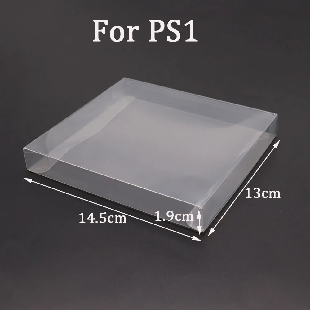 5/20PCS Clear Transparent Game Cartridge Box Case Games Plastic PET Protector for N64 NES SNES for ps5 ps4 ps3 GB GBA GBC Switch