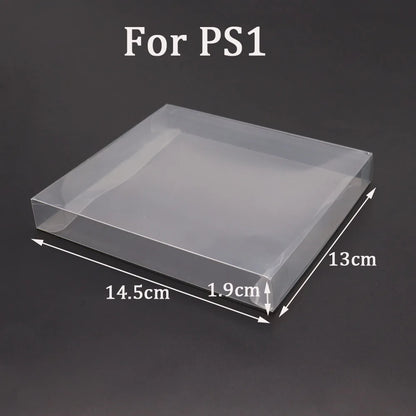5/20PCS Clear Transparent Game Cartridge Box Case Games Plastic PET Protector for N64 NES SNES for ps5 ps4 ps3 GB GBA GBC Switch