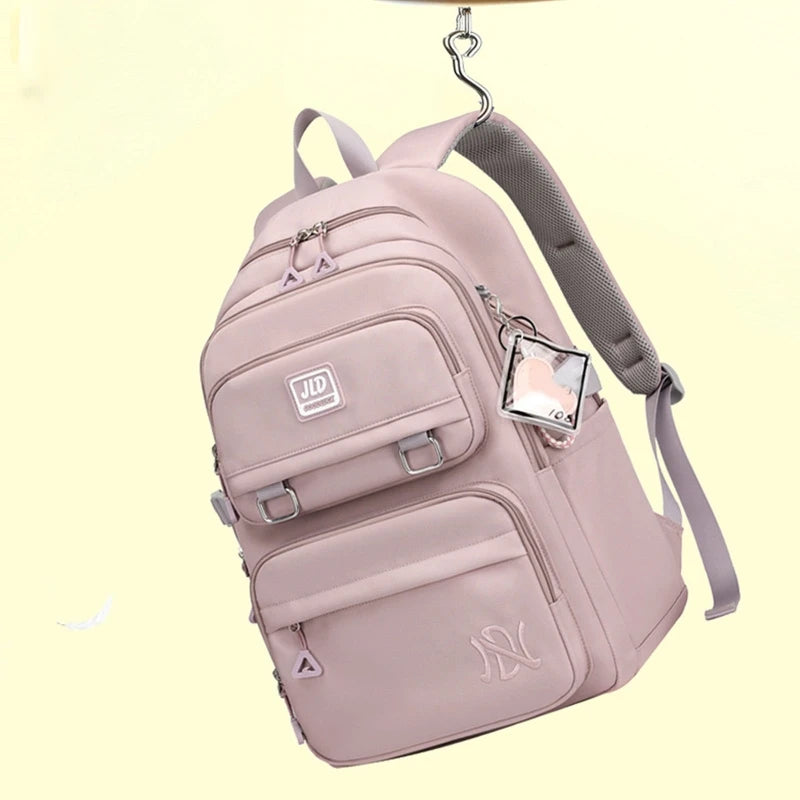 Girl School Bag Backpack Back Pack For Teenager Women Children Female Pink Schoolbag Primary High Bagpack Class Teens Child Kids Beauty World Shop