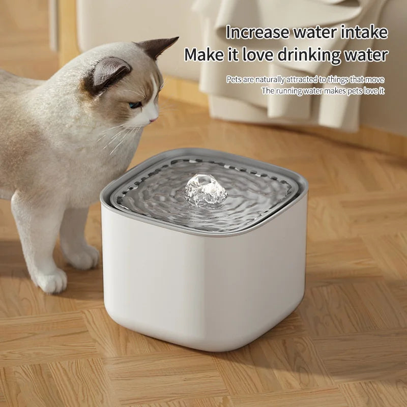 3L Cat Water Fountain Auto Recirculate Filter Large Capacity Filtring Cats Water Drinker USB Electric Mute Cats Water Dispenser Beauty World Shop