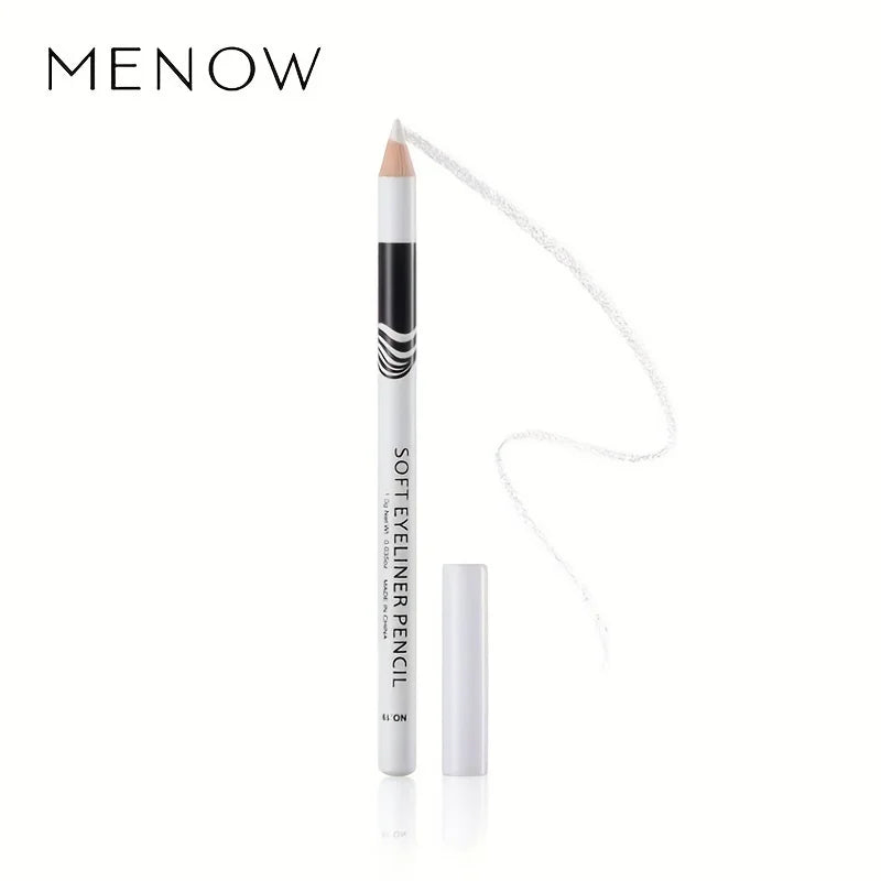Wooden Rod White Inner Eyeliner Pen Eyelid Under Crease Pen Matte White Pen Beauty Eyeliner Easy Coloring Beauty Trend Shop