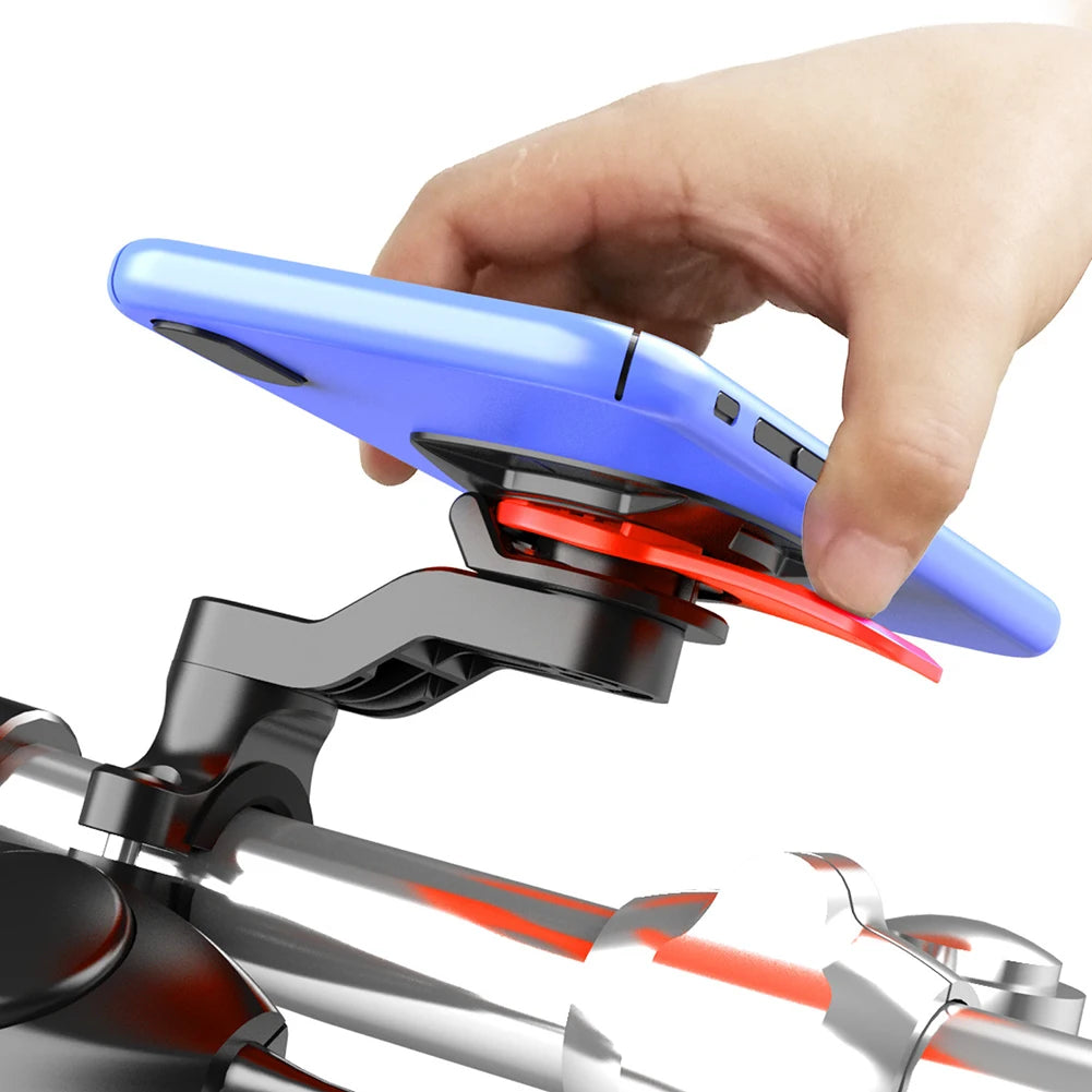Motorcycle Bike Phone Holder Phone Bracket Vibration Damper Bike Handlebar Navigation Support for 4.7-7.2'' Phone Beauty World Shop