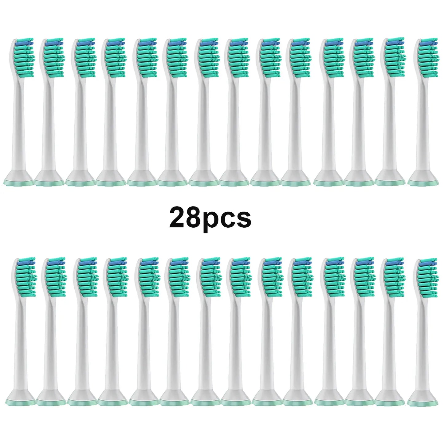 4-32pcs  Replacement Toothbrush Heads Compatible with Philips Sonicare Electric Brush Head 1100 2100 4100 4300 5100 5300 6100 Beauty World Shop