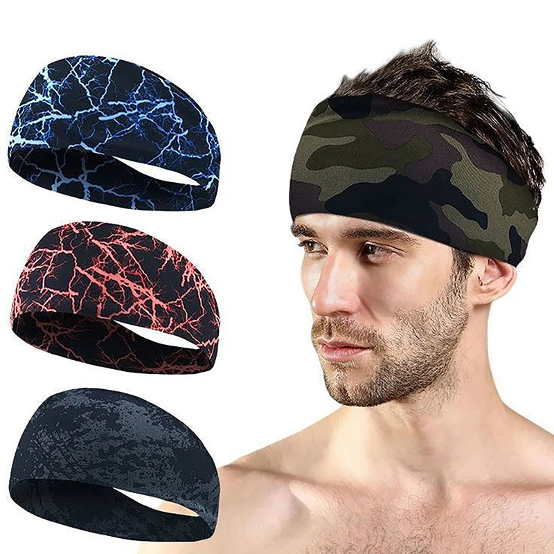 Sports Sweatband Hairband Women's Headwear Anti-Sweat Gym Fitness Sweat Guide Antiperspirant Band Running Headband Beauty World Shop