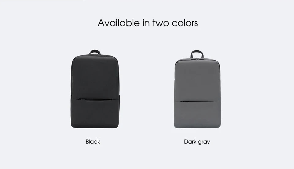 Xiaomi Classic Business Backpack 2 Fashion Laptop Bag for Men and Women Travel Large Capacity Backpack Beauty World Shop