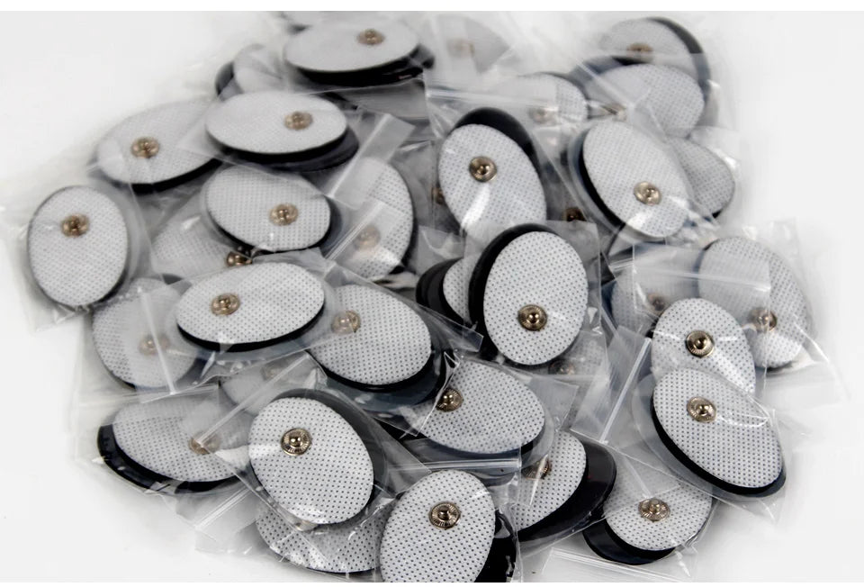 30/50/100pcs Electrode Pads Low Frequency Massager EMS Tens Machine Digital Massager Tools Beauty World Shop