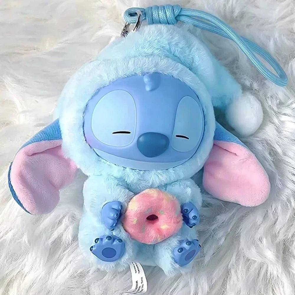 2025 HOT New Stitch Eat Some Thing Before Sleep Series Vinyl Blind Box Bag Pendant Cute Plush Doll Mystery Box Toy SurpriseGifts Beauty World Shop