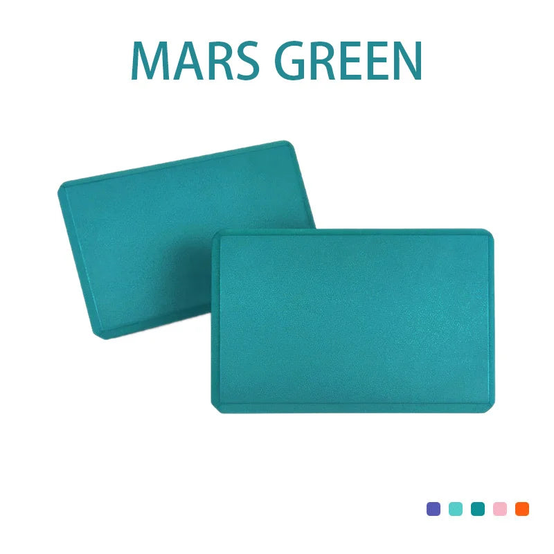 1pc High Density Yoga Foam Blocks Non-slip Solid Color Yoga Balance Fitness Dance Supplies For Yoga Pilates And Meditation Beauty World Shop