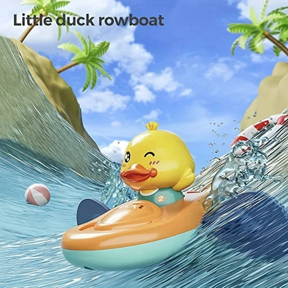 1 Pc Little Yellow Duck Kayak Toy Swimming Pool Bathroom Toy 1 Pc Little Yellow Duck Kayak Toy Swimming Pool Bathroom Toy Beauty World Shop