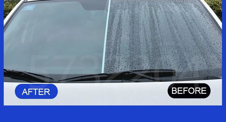 Car Glass Anti-rain Water Spray Repellent Nano Coating Hydrophobic Waterproof Agent Oil Film Removing  Auto Glass Film Agent Beauty World Shop