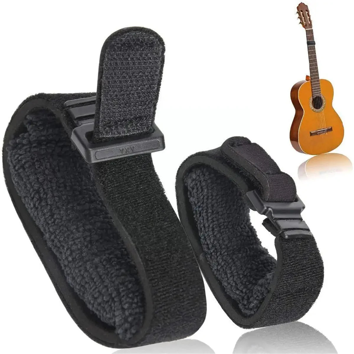Miwayer Guitar Fret Strings Mute Noise Damper Mute Wraps Black Guitar Beam Tape for Guitars, Bass, and Ukulele Beauty World Shop
