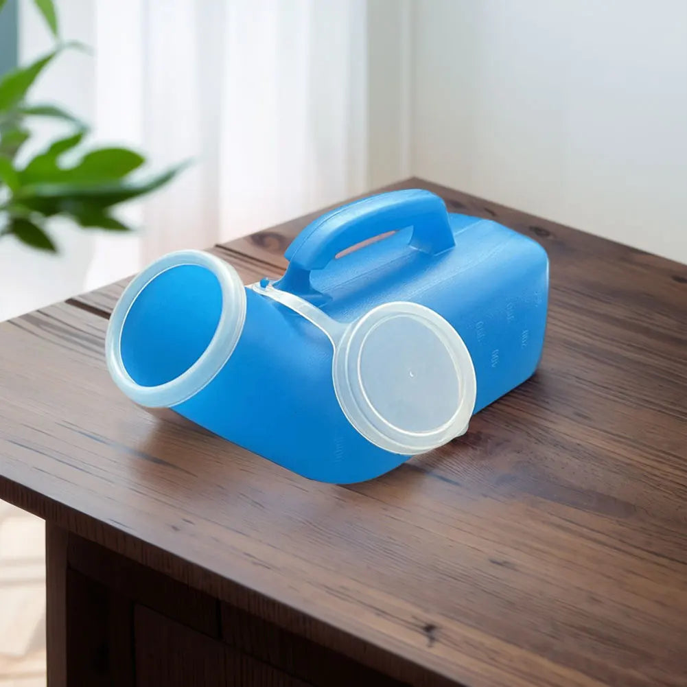 1200ml Urinals for Men Spill Proof Portable Urinal Plastic Urine Bottle with Lid for Car Elderly and Incontinence Beauty World Shop