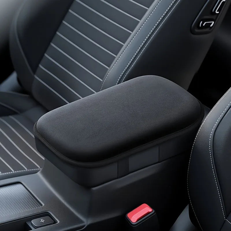 Car Armrest Pad, Plush Heightening Pad for Central Console, 1pc, for Vehicles, for Car Interior, Armrest Cover Beauty World Shop