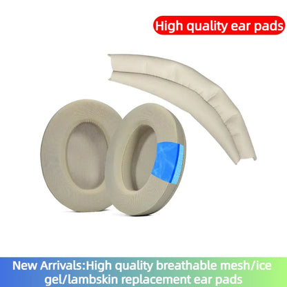 MOUDUNG Replacement Earpads Headband for Sony WH-1000XM3 WH-1000XM4 Headset Ear pads Headphones Leather Sleeve Earphone Earmuff