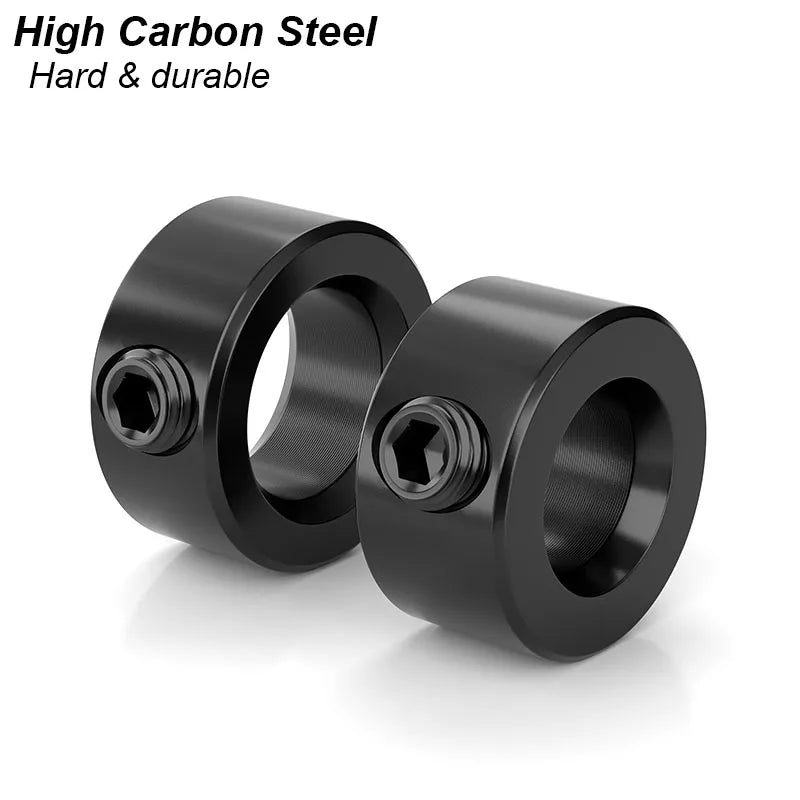 Drill Stoper Collar Set Stop Bit Ring Shaft Limit Metric Lock Steel Press Depth Ajustable Positioner Hole Guide Woodwork Tool Beauty World Shop