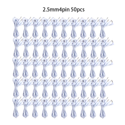 2/4 Pins Head 2.5/3.5mm Plug Type Electrode Cable Line Wire For Tens Acupuncture Electrical Nerve Muscle Stimulator Beauty World Shop