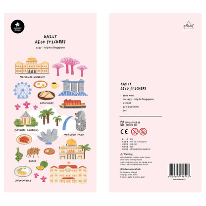 Korean Import Original Suatelier Collection Kawaii Daily Stickers Scrapbooking Diy Journal Stationery Sticker Deco Art Supplies Beauty World Shop