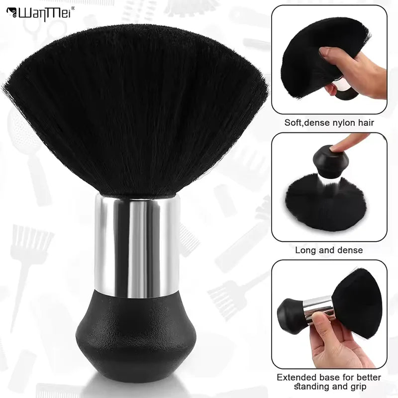 Haircut Brush Neck Duster Beard Shaving Soft Suitable for Haircut Neck Face Cleansing Sweep Hair Brush Salon Barber Tools Beauty World Shop