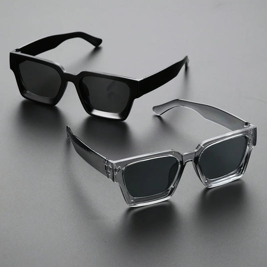 1/2 PC S Classic Fashion Square Plastic Frame Women Sunglasses For Men Daily Life Shades Eyewear Accessories. Beauty World Shop