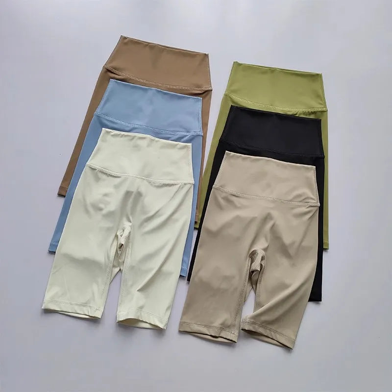 Women Sports Shorts Yoga Shorts Short Legging High Waist Fitness Tight Shorts Quick Drying Workout Clothing Cycling Gym Shorts Beauty World Shop