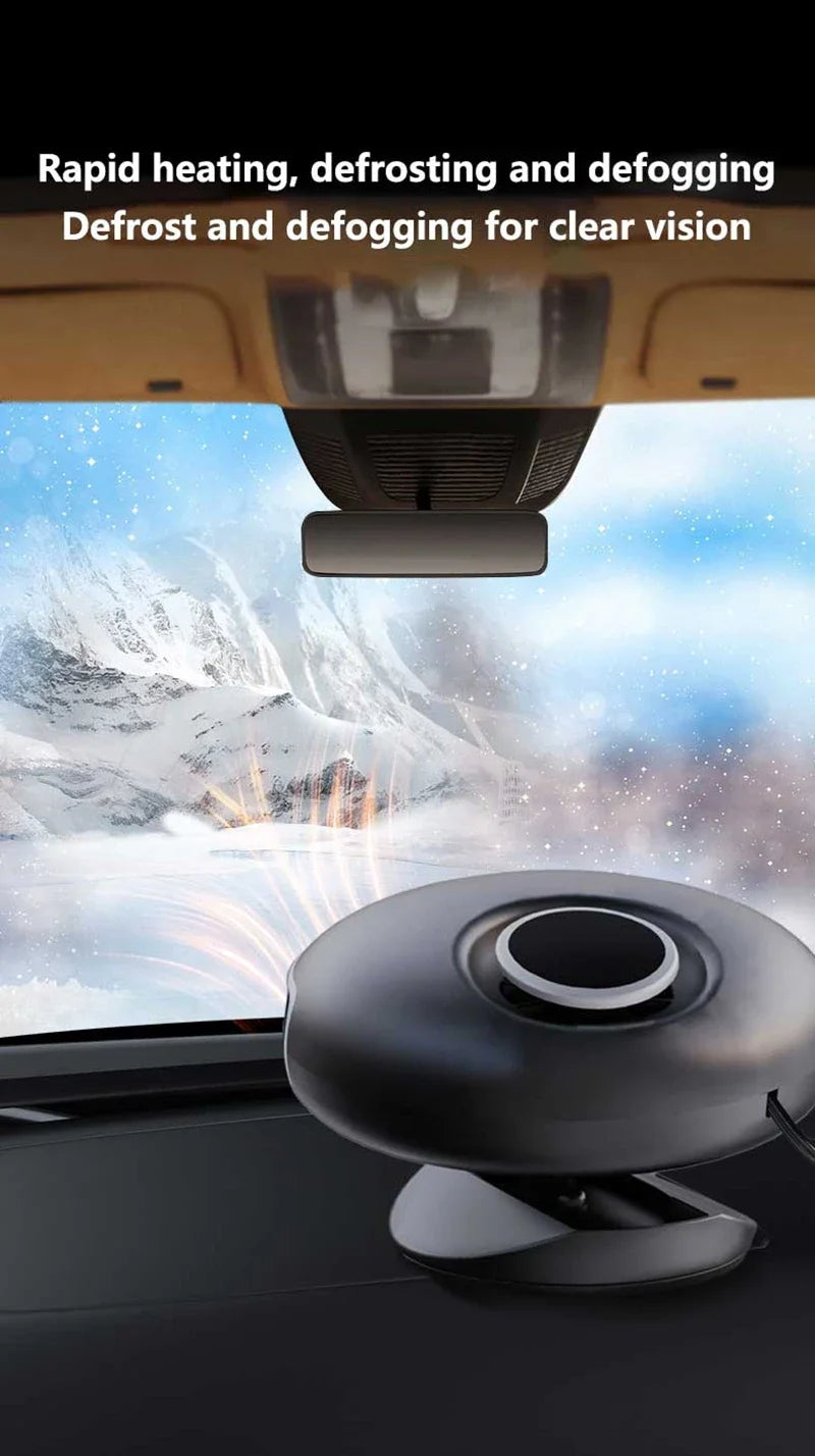 12v/24v Car Heater Heating Cooling Dual-purpose Low Power 360°rotation Defrost Defogger Fast Heating Foldable Stand 2026