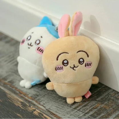 Chiikawa Keychain Cute Cartoon Plush Keychain Usagi Backpack Charm Anime Character Pendant Birthday Gift Game Prize Beauty World Shop