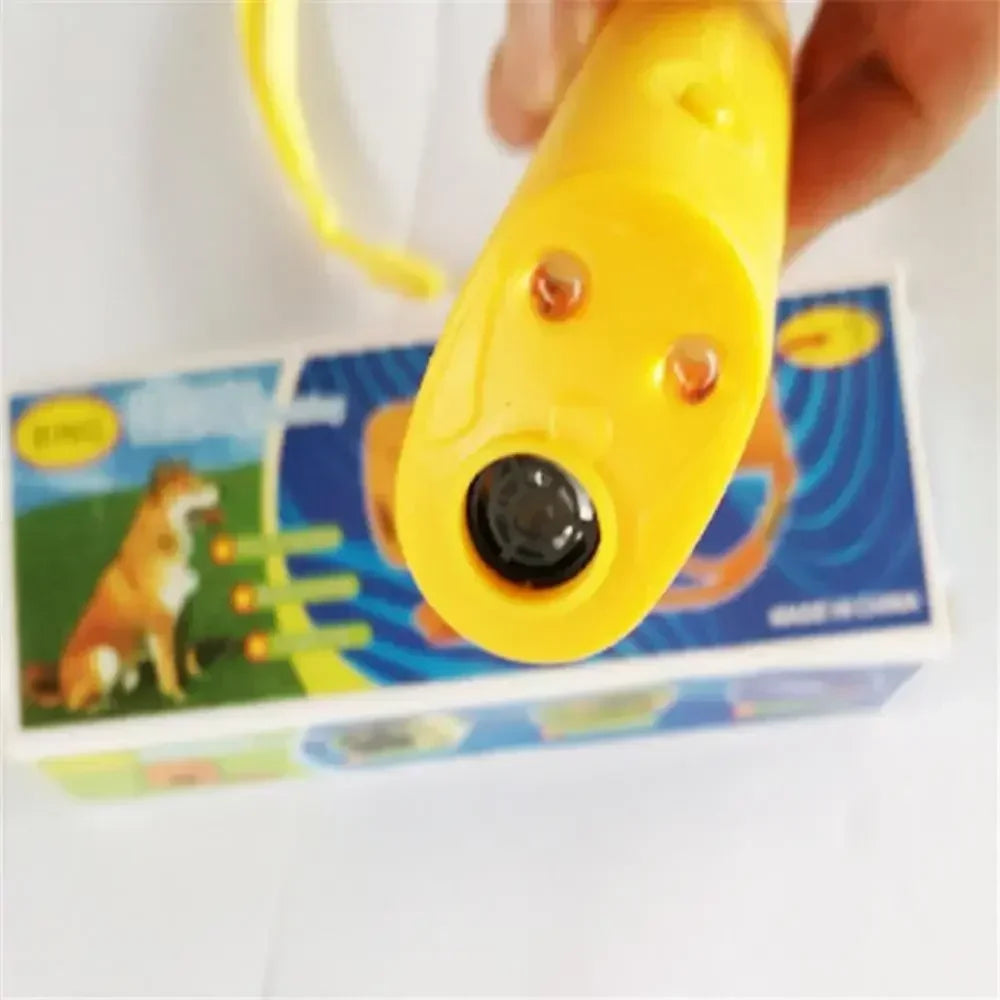 New Ultrasonic Pet Dog Repeller Anti Barking Stop Bark Training Device High Power Dog Training Repellents Without Battery Pet Beauty World Shop
