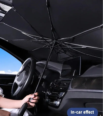 Car Sunshade Umbrella For Auto Shading Car Sun Shade Protector Parasol Summer Sun Interior Windshield Protection Curtain Beauty World Shop