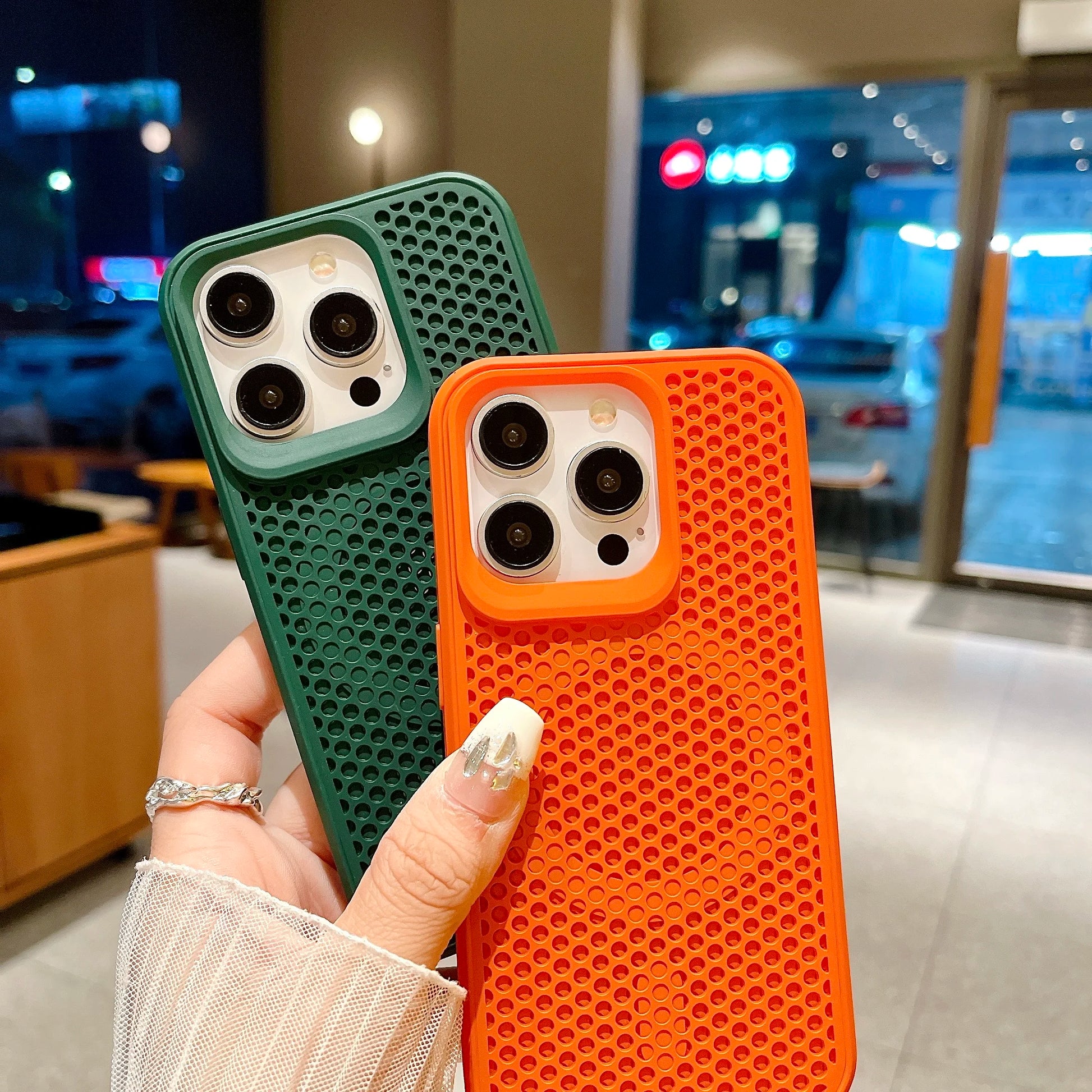 Magnetic For Magsafe Cooling Breathable Shell Case For iPhone 16 15 14 13 12 Pro Max Plus Shockproof Heat Dissipation Cover Case Beauty World Shop