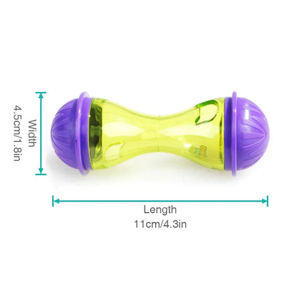 Pet Cat Fun Bowl Feeding Toys Dog Tumbler Feeder Puppy Kitten Shaking Leakage Food Ball Container Exercise Training Leakage Toys Beauty World Shop