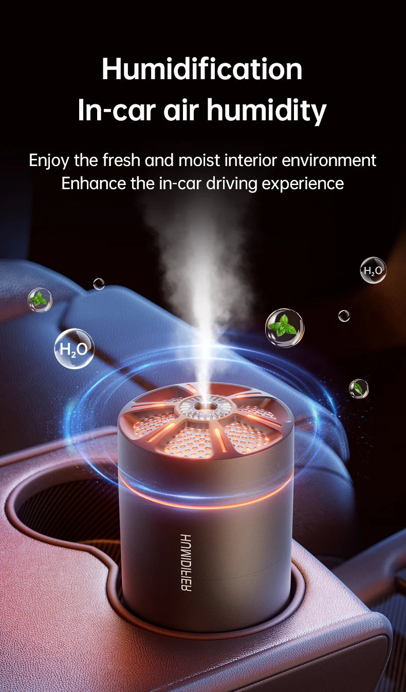 180ML mini air humidifier aromatherapy diffuser essential oil aromatherapy spray household bedroom car mounted mute humidifier Beauty World Shop
