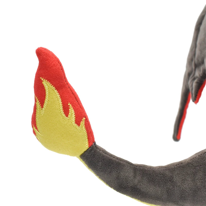 Shiny Charizard Plush Toy 9" Stuffed Doll, Collectible Cartoons for Boys Girls Gift,Gray Beauty World Shop