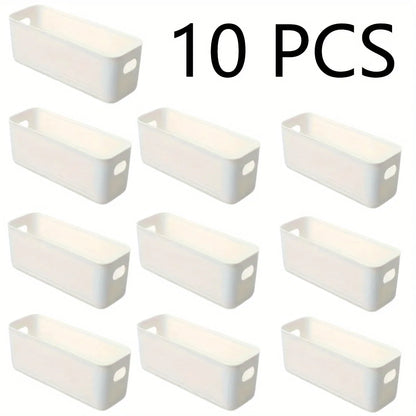 10pcs multifunctional storage box durable large-capacity desktop storage box underwear storage suitable for sundries storage Beauty World Shop