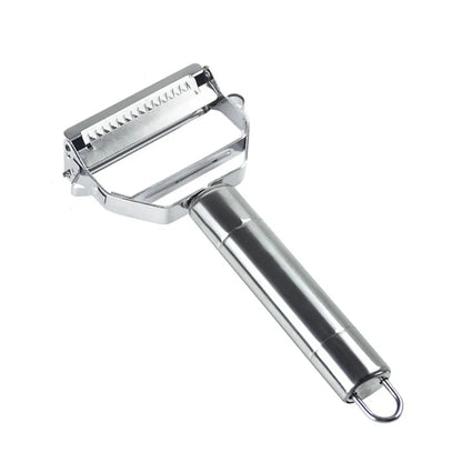 Kitchen Vegetable Peeler Stainless Steel Melon Planer Double-Head Peeler Household Multiple-Function Fruit And Vegetable Peeler Beauty World Shop