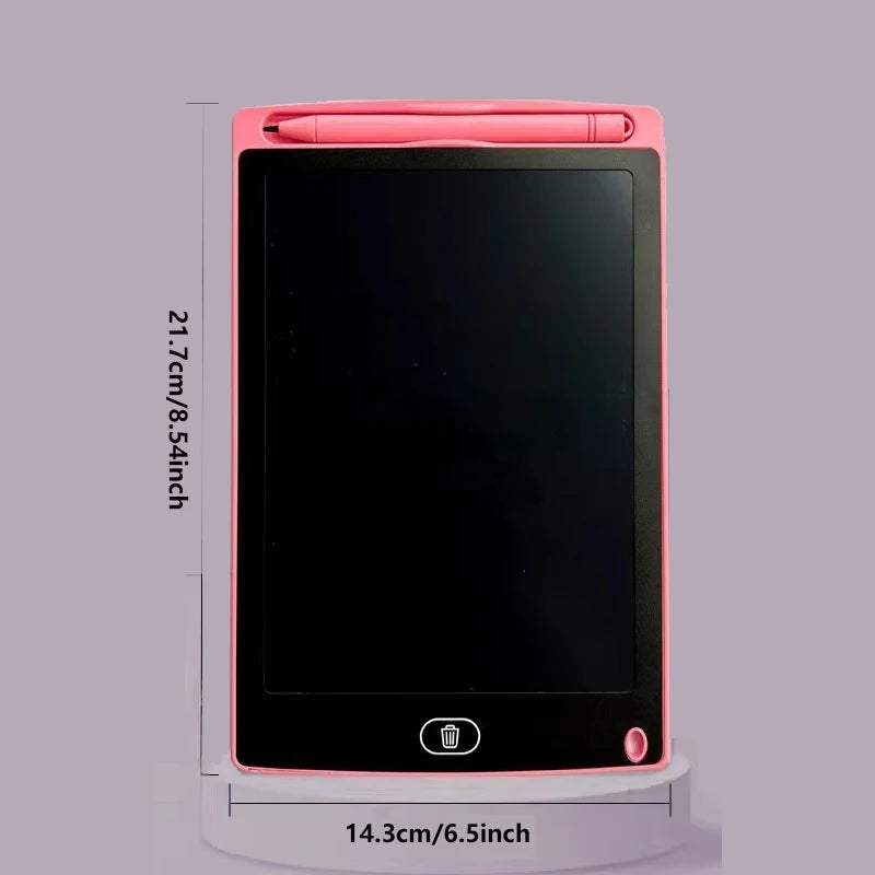 6.5/8.5/10/12 Inch LCD Drawing Tablet for Kids, Rechargeable Erasable Board with Pen, Travel Educational Toy Gift for Boys Girls Beauty Fashion