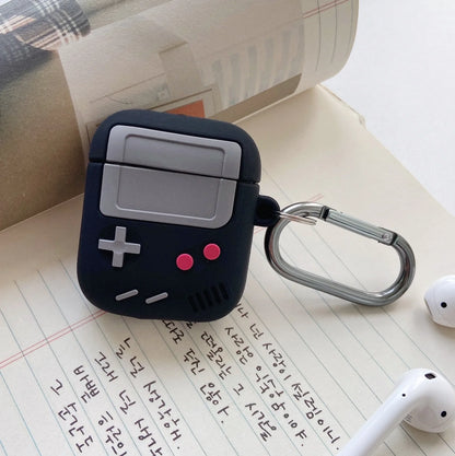 Fashion Classic Retro Game Console Earphone Case For Airpods 4 1 2 3 Pro For AirPods Pro2 Generation Gameboy Silicone Headpho