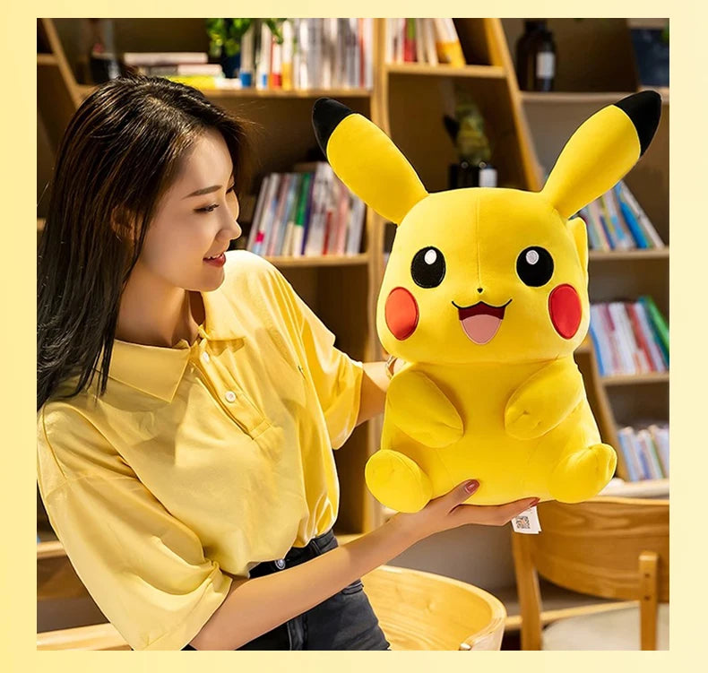 Pokemon Kawaii Pikachu Cute Stuffed Toys High-Quality Anime Throw Pillow Birthday Christmas Gift for Children Friends Boys Girls Beauty World Shop