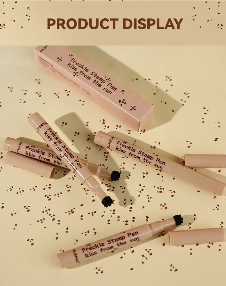 Waterproof Freckle Pen Natural Lifelike Fake Freckles Pen for Lasting Look Dot Spot Pen Makeup for Women Makep Light/Dark Brown Beauty World Shop