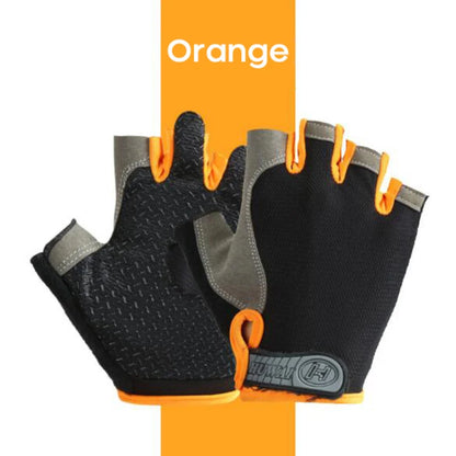 Half Finger Outdoor Cycling Anti Slip Anti Sweat Men Women Half Finger Gloves Breathable Anti Shock Sports Gloves Beauty World Shop